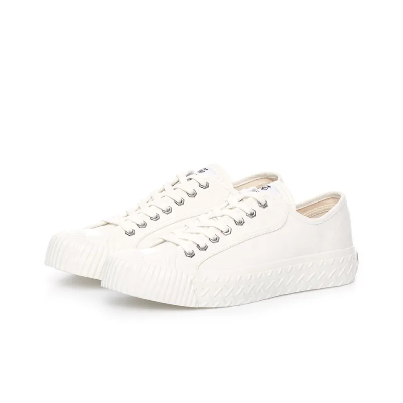 Excelsior Canvas Shoes Unisex Low-Top Classic White-1