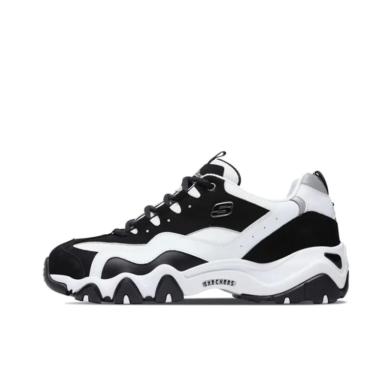 Skechers D'Lites 2.0 Low Sports Shoes Black/White-0