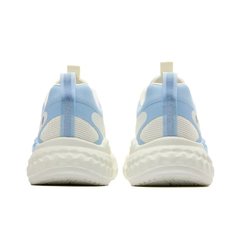 QIAODAN Shu Bomb 1.5 Slip Resistant Low Top Running Shoes Men's White-3