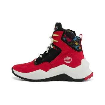 Timberland Madbury Side Zip Sneaker Boots 'Red Nubuck' Women's