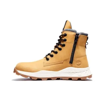 Timberland BROOKLYN Collection Thermal Abrasion Resistant Crew Outdoor Boots Men's Light Yellow