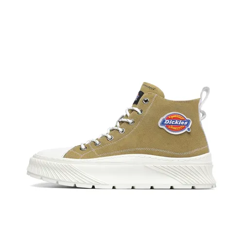Dickies Canvas Shoes Men High-Top Brown