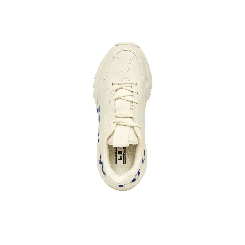 MLB Big Ball Chunky New York Yankees Anti Slip Wear Resistant Low Top Chunky Sneakers Unisex White Blue-3