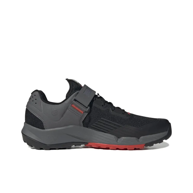Adidas Five Ten Clip In Core Black Grey Red-1