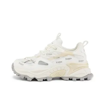 Kappa Cushioning Anti Slip And Wear Resistant Low Top Chunky Sneakers Unisex Ecru