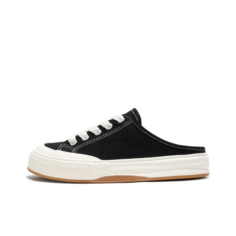 Feiyue Low-Top Canvas Shoes Women's Black-0