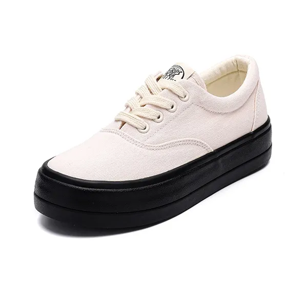 Feiyue Wear-resistant Non-slip And Breathable Low-Top Canvas Shoes Women's Black-1