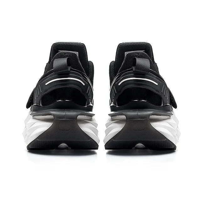 RIFUGIO VO' Chunky Sneakers Unisex Low Top Black-5
