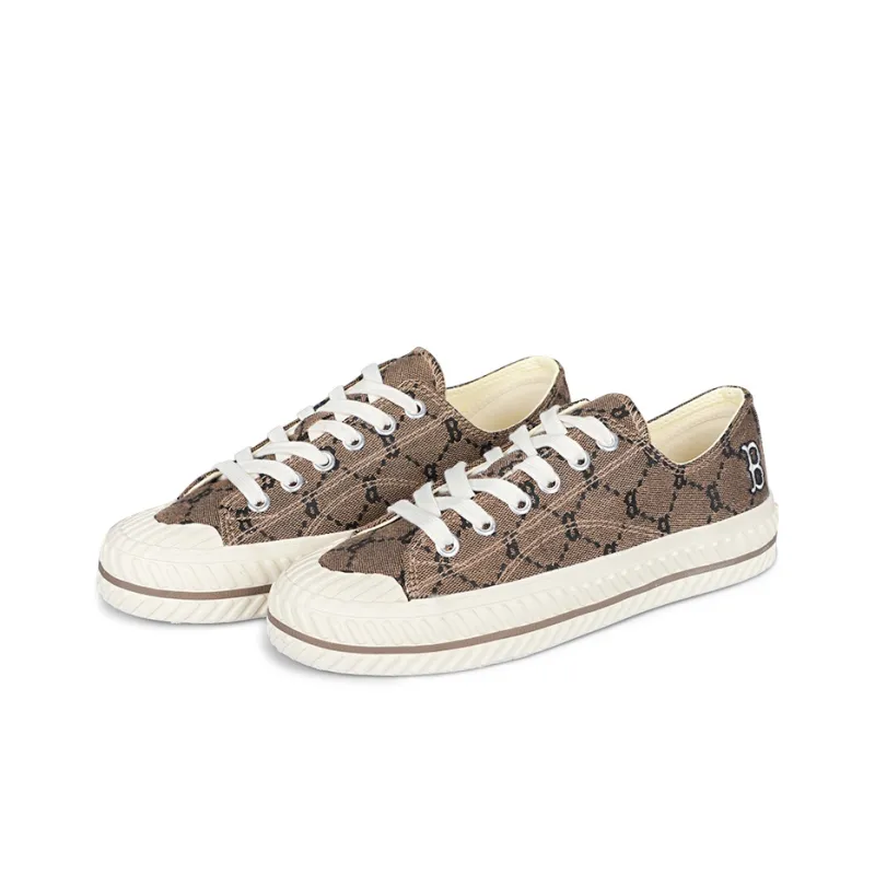 MLB Playball Slip Resistant, Abrasion Resistant, Breathable Low Top Canvas Shoes Unisex Khaki-2