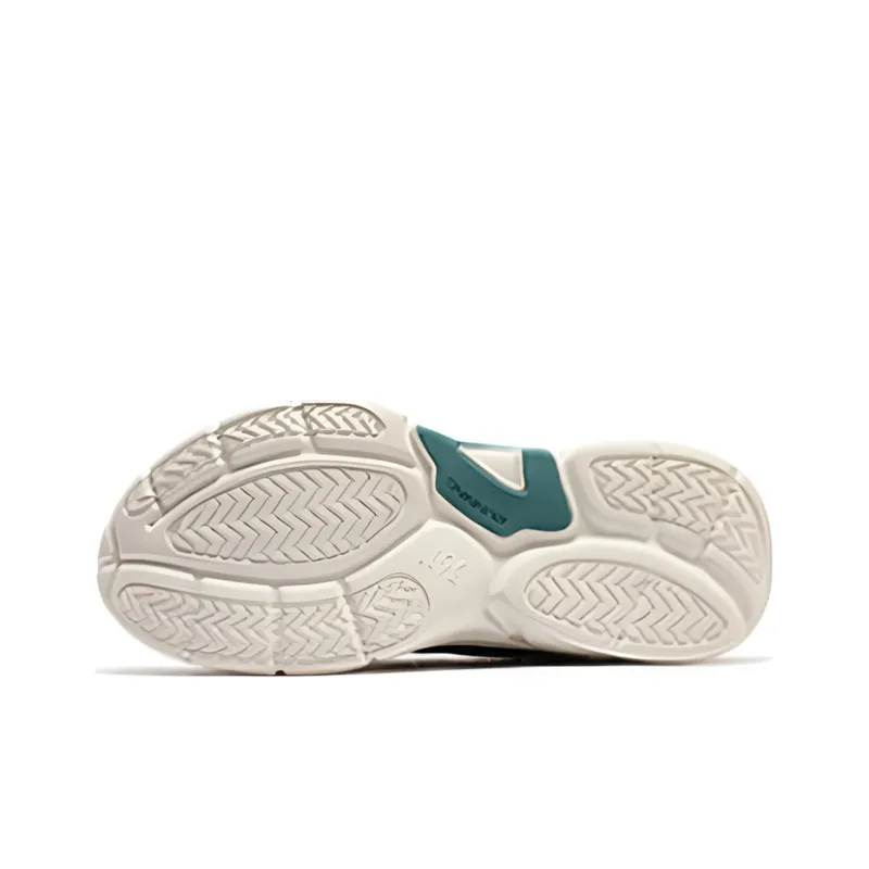 361° Chunky Sneakers Men Low Top Oat Milk/Oil Ink Blue-3