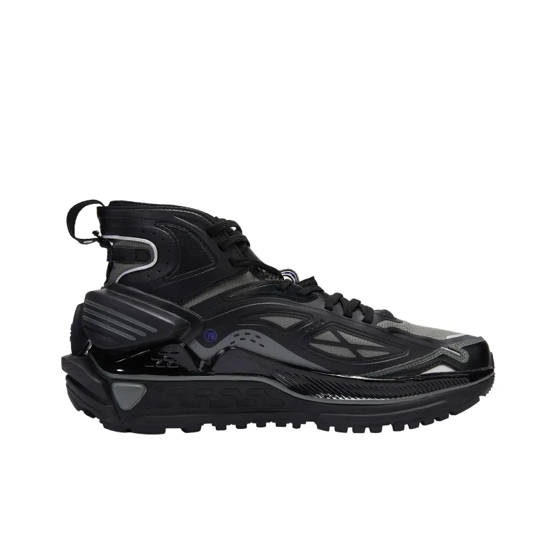 LINING x LNG China Player Collection Anti Slip Wear Resistant High Top Chunky Sneakers Men's Black-1