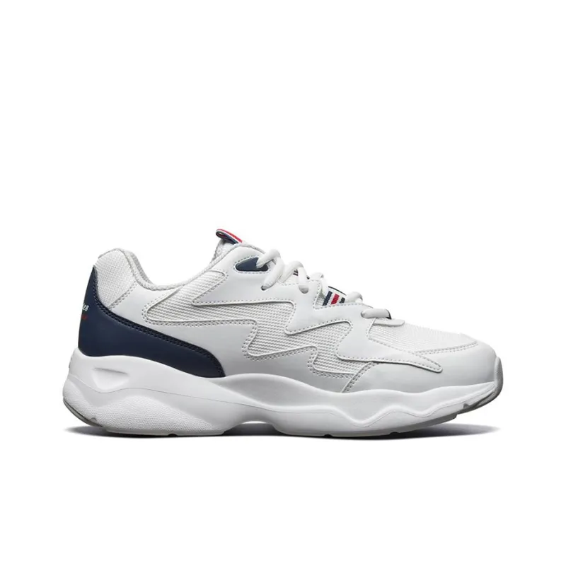 Skechers D'Lites Airy Low Top Running Shoes White/Black/Red-1