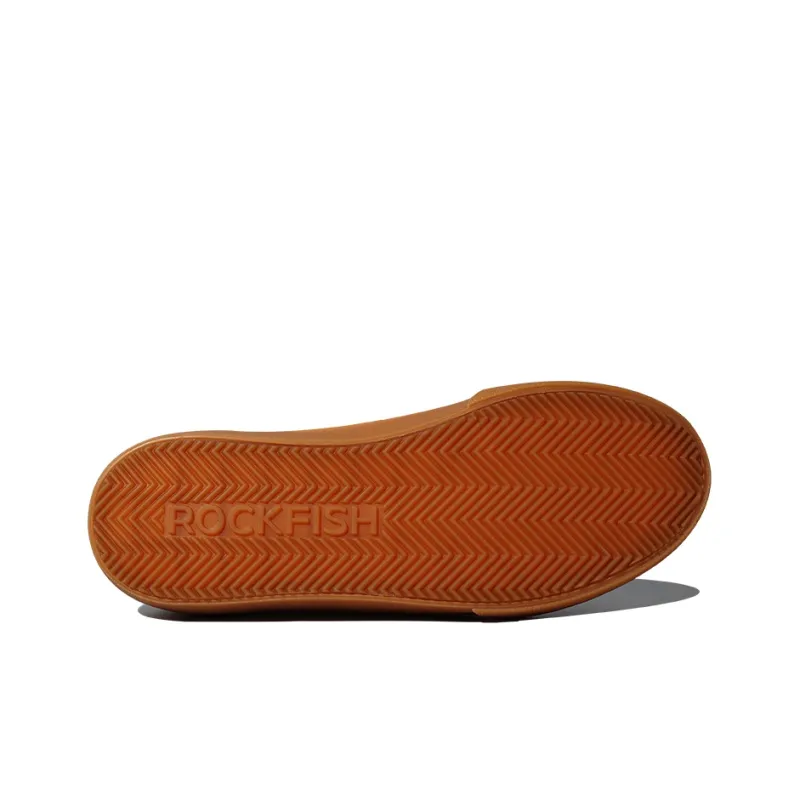 Rockfish Waterproof Anti Slip And Wear Resistant Lightweight Low Top Canvas Shoes Men's White Gray-4