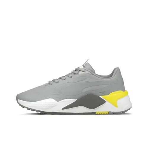 PUMA Rs-G Golf Shoes Men Low-Top Gray/White/Yellow