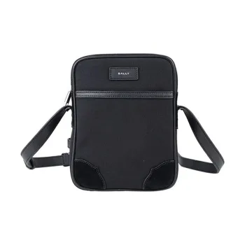 BALLY Nylon Messenger Bag Crossbody Bag Shoulder Bag Men's Black