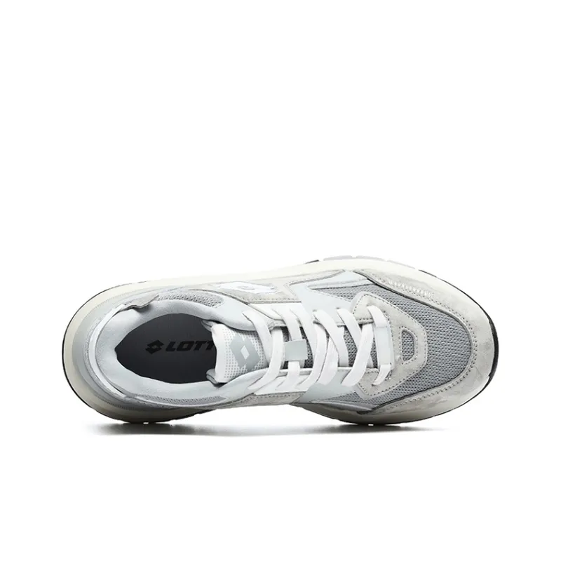 LOTTO Thundercloud Wear Resistant Cushioning Slip Resistant Low Top Chunky Sneakers Men's Glacier Gray-2