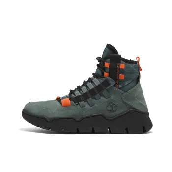 Timberland Earhkeepers By Rburn Timberloop Utility Boots 'Green Nubuck'