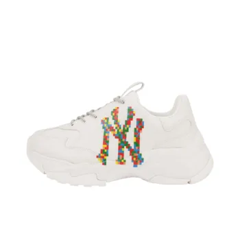 MLB Big Ball Chunky Chunky Sneakers Unisex Low Top White Multicolor