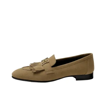 HERMES Royal Loafers Women's Brown