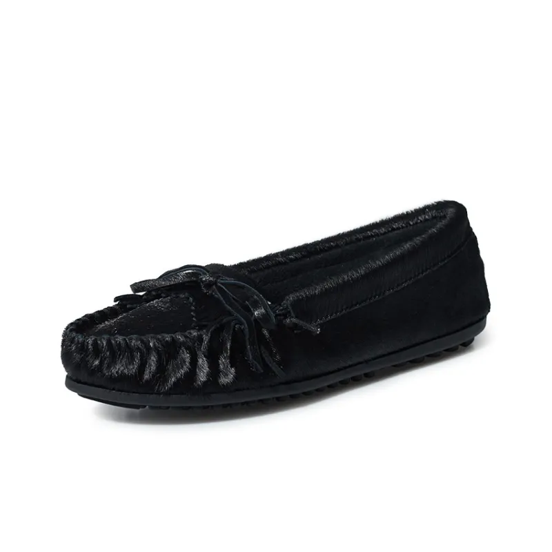 MINNETONKA Women's Casual Shoes Women's Low-Top Black-2
