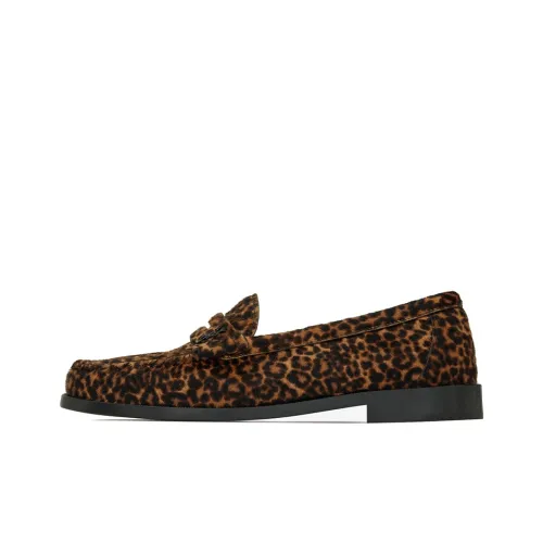 SAINT LAURENT Monogram Women's Casual Shoes Women's Low-Top Leopard