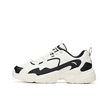 Anta Cushioning Anti Slip And Wear Resistant Low Top Chunky Sneakers Women's White Black