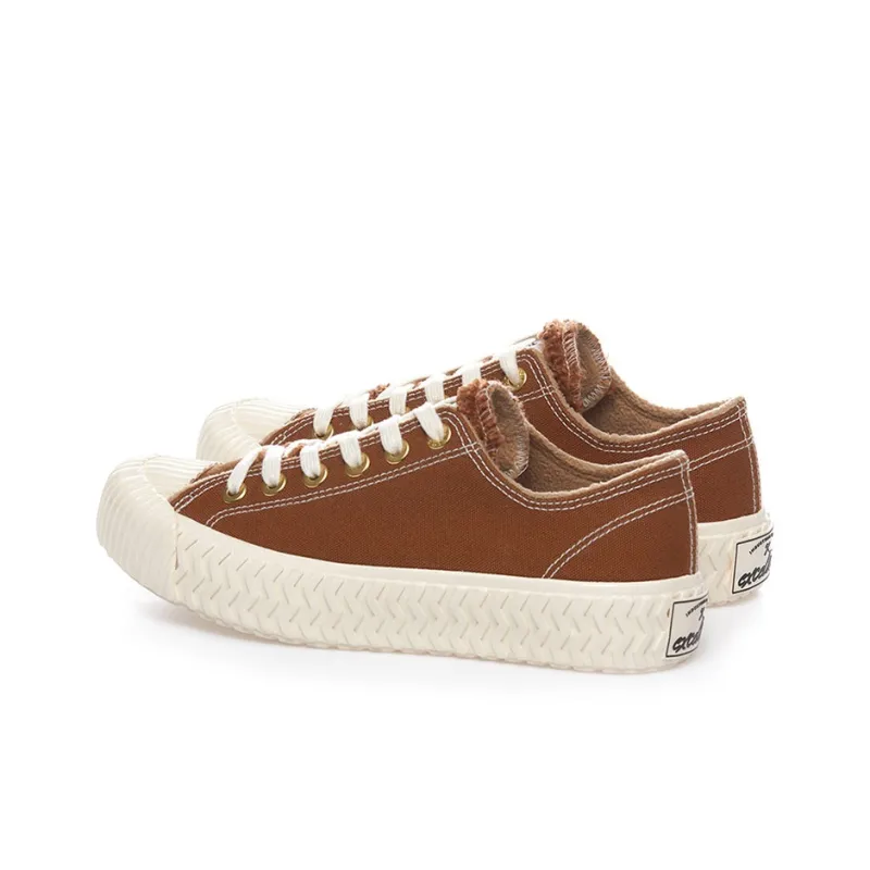 Excelsior Canvas Shoes Unisex Low Top Amber Brown-2