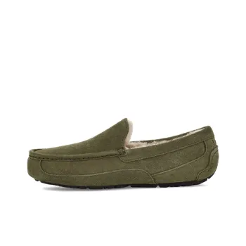 UGG Ascot Slipper Beanie Shoes Men's Olive Green