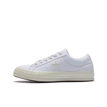Converse One Star Non slip Lightweight Low Top Canvas Shoes Women's White