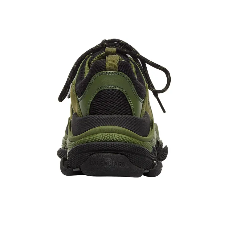 Balenciaga Triple S Dark Green Black-5