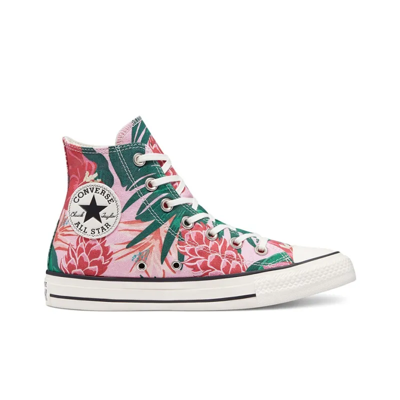 Converse Chuck Taylor All Star High 'Jungle Scene Pink Floral Print'-1