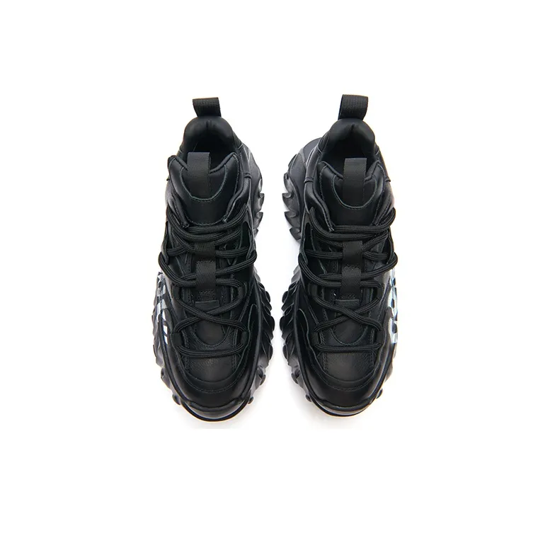 KEDDO 2.0 Chunky Sneakers Unisex Low Top Black-3