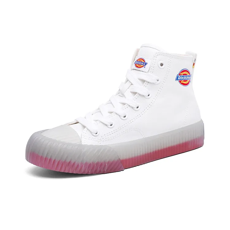 Dickies Canvas Shoes Women's High-Top White-1