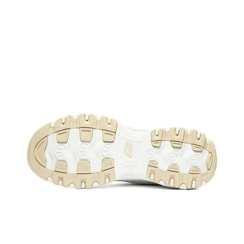 Skechers D'Lites 1.0 'White Yellow' Women's-4