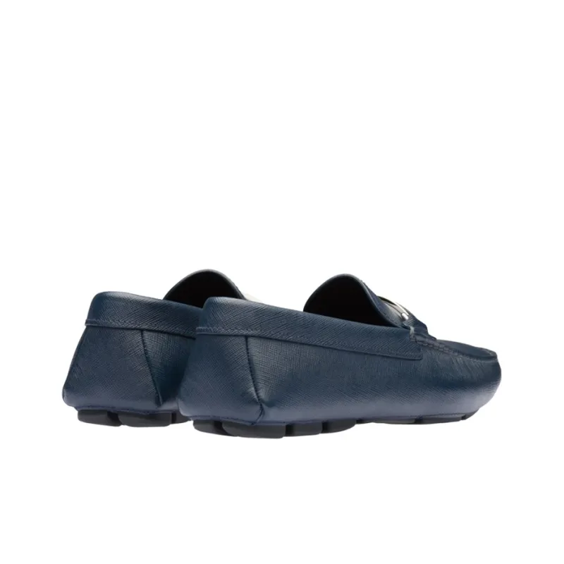 PRADA Logo Plaque Driving Loafers-2