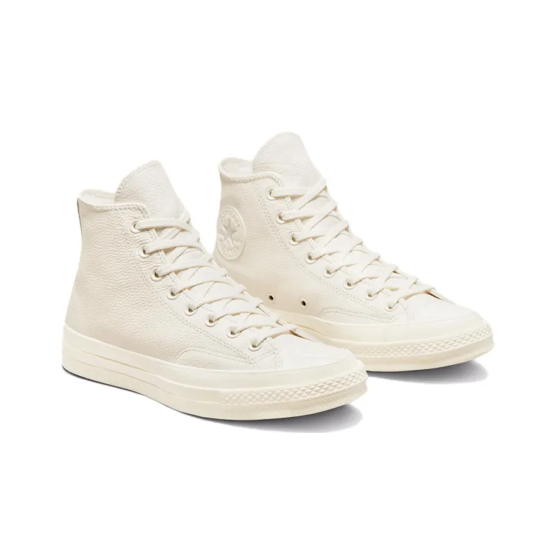 Chuck 70 Converse High 'Tonal Leather Egret'-2