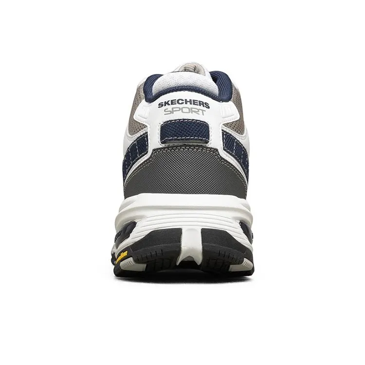Skechers Vigor 3.0 Cushioned Slip Resistant Breathable Low Top Chunky Sneakers Men's White-3