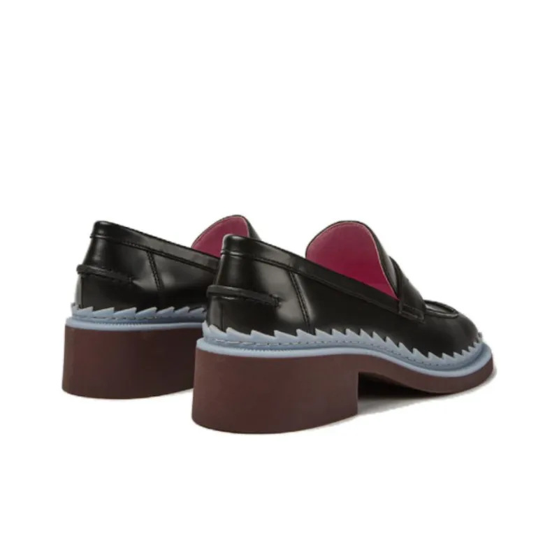 CAMPER Taylor Loafers Women's Black Blue-3