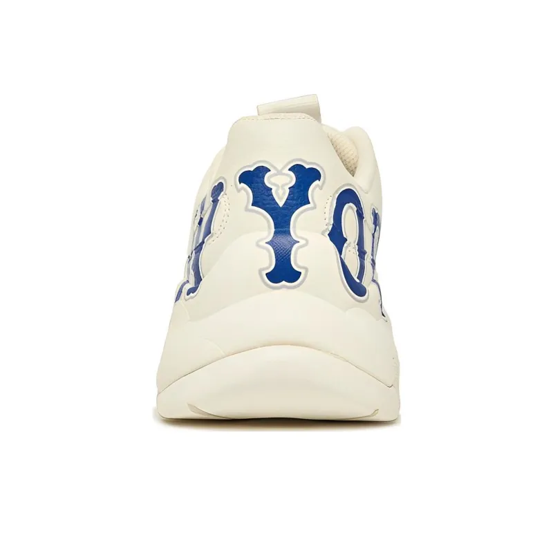 MLB Big Ball Chunky New York Yankees Anti Slip Wear Resistant Low Top Chunky Sneakers Unisex White Blue-4