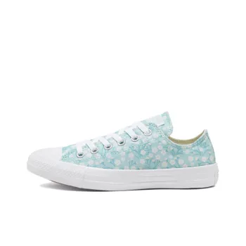 Converse Floral Chuck Taylor All Star Light Blue Sneakers Women's