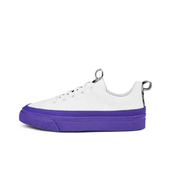 Kappa BANDA Label String Slip Resistant Low Top Canvas Shoes Unisex Royal Purple