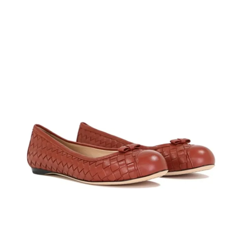 Bottega Veneta Flat Shoes Casual Shoes Women's Red-1