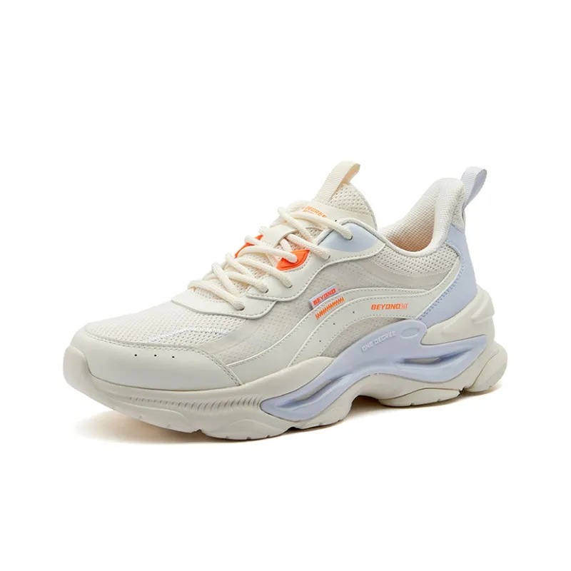 361° NFO Chunky Sneakers Men Low Top Feather White-1