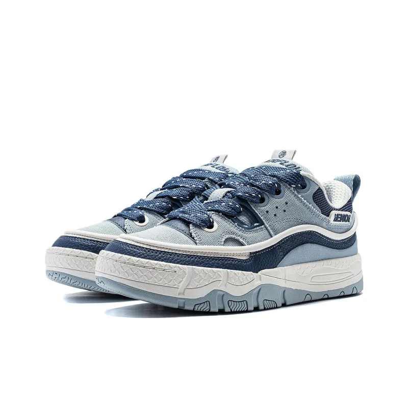 LiNing CF Tracing Honor 3.5 Anti Slip Wear Resistant Low Top Casual Shoes Men's Mist Blue-2