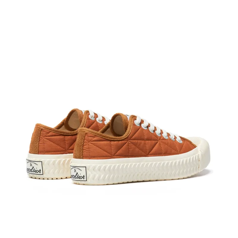 Excelsior Canvas Shoes Unisex Low Top Amber Brown-2