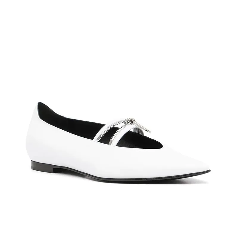 OFF WHITE Paperclip detail Ballerina Shoes Women's-2