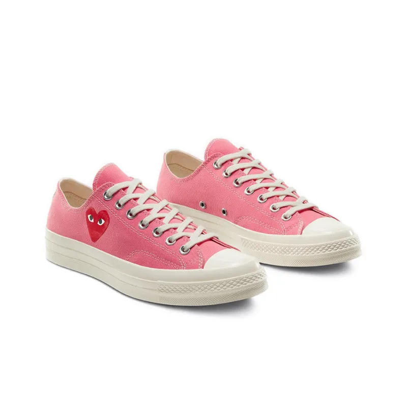 Converse Chuck Taylor All Star 70 Ox Comme Des Garcons Play Bright Pink-2