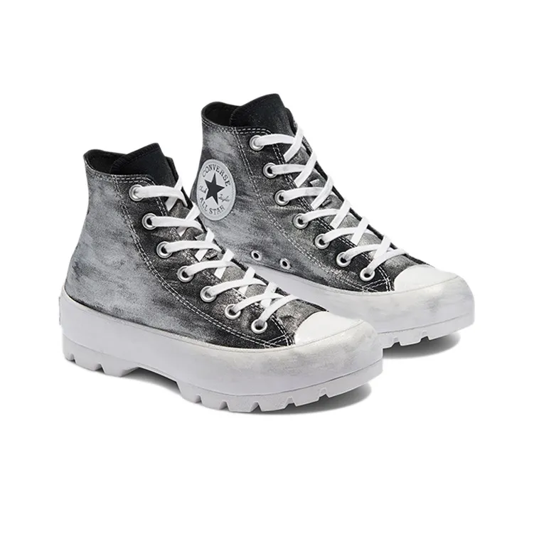 Converse Chuck Taylor All Star Canvas Shoes Women's High Top Dirty Gray-2