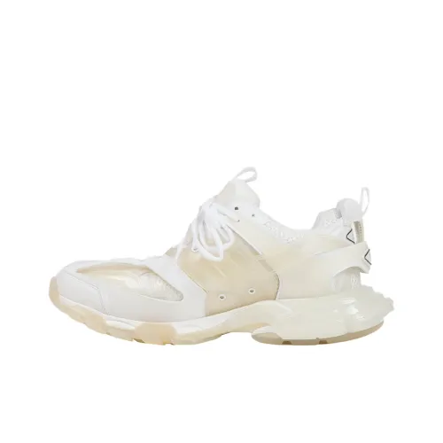 Balenciaga Track Clear Sole White Women's