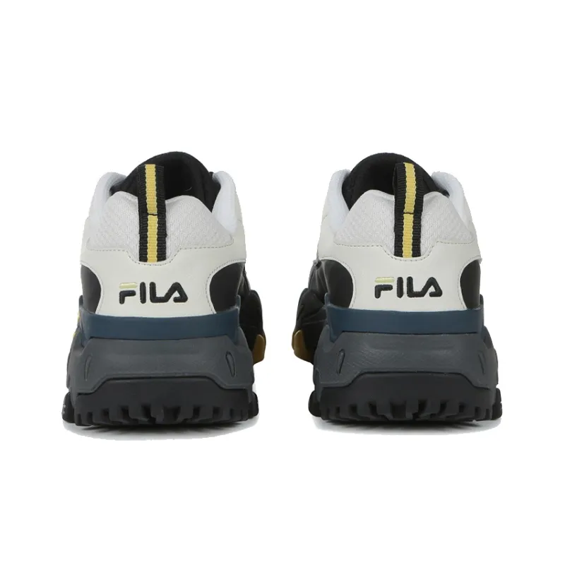 FILA Raid Chunky Sneakers Unisex Low Top White/Black/Yellow-3